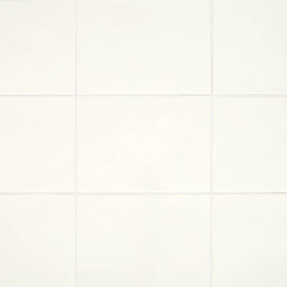 Daltile Glacier White 12 in. x 12 in. Ceramic Floor and Wall Tile (11 ...