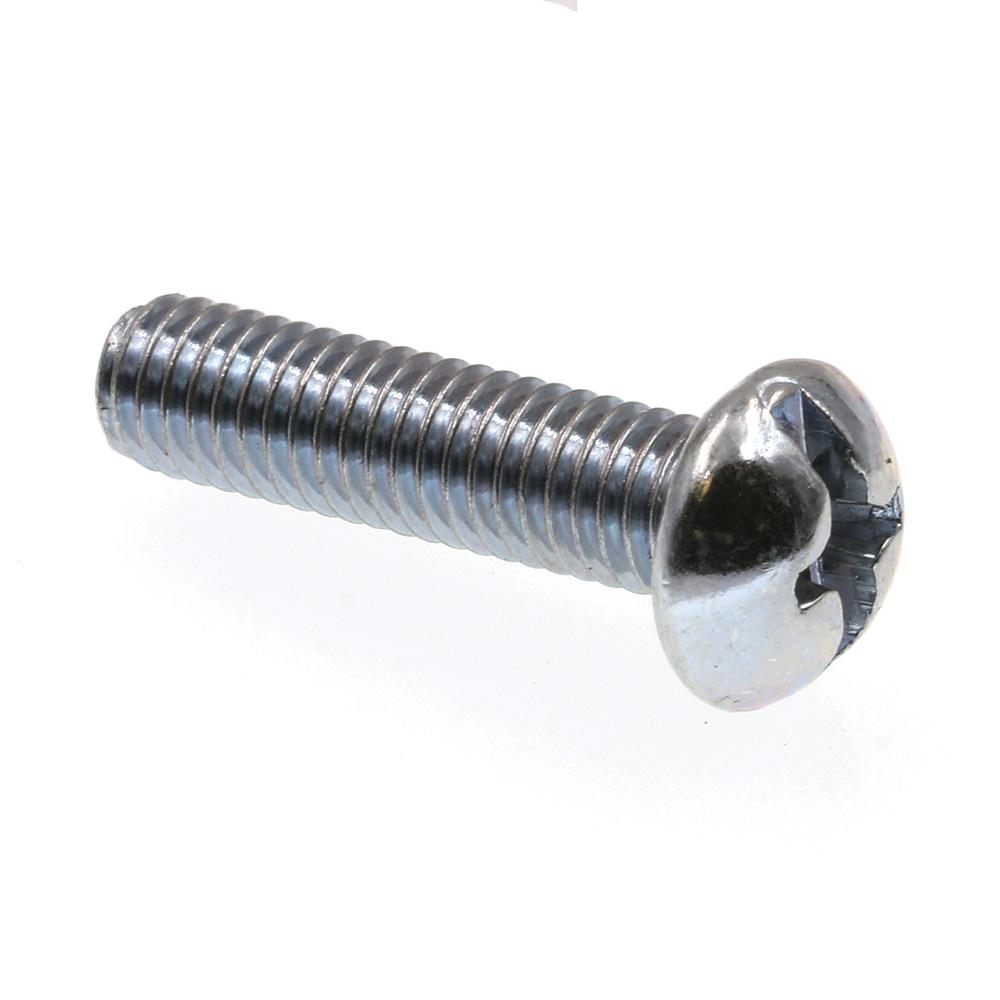 Prime-Line 9004006 Machine Screw Zinc Plated Steel Slotted//Phillips Combo 10-32 X 3//8 in Round Head Pack of 75