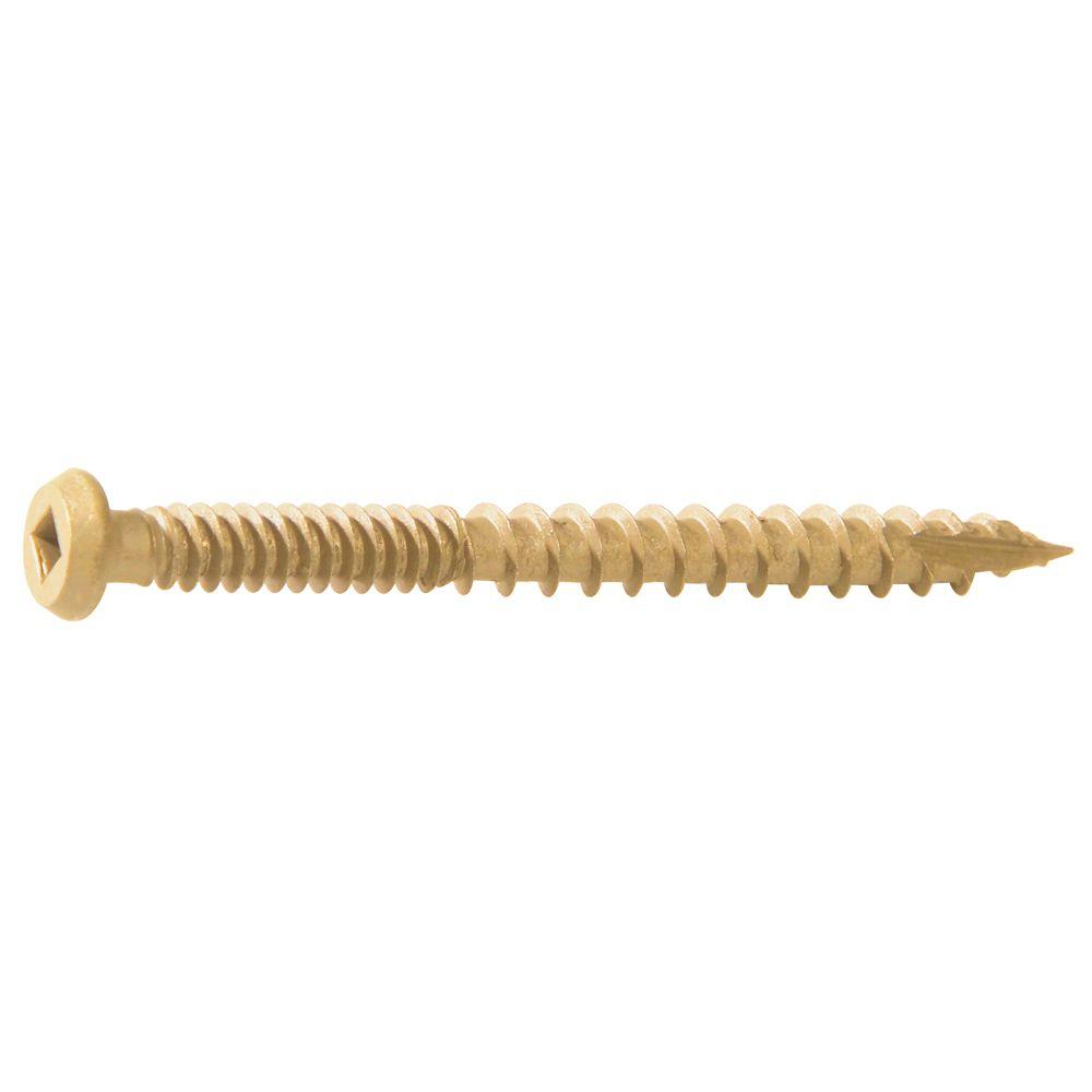 GripRite 9 3 in. Internal Square BugleHead Composite Deck Screws (1