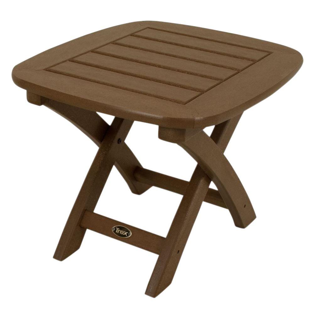 Trex Outdoor Furniture Yacht Club 21 in. x 18 in. Tree House Patio Side