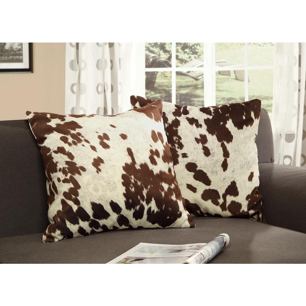 HomeSullivan Polyester Cowhide Print Toss Pillow (Set of 2)40468F23P