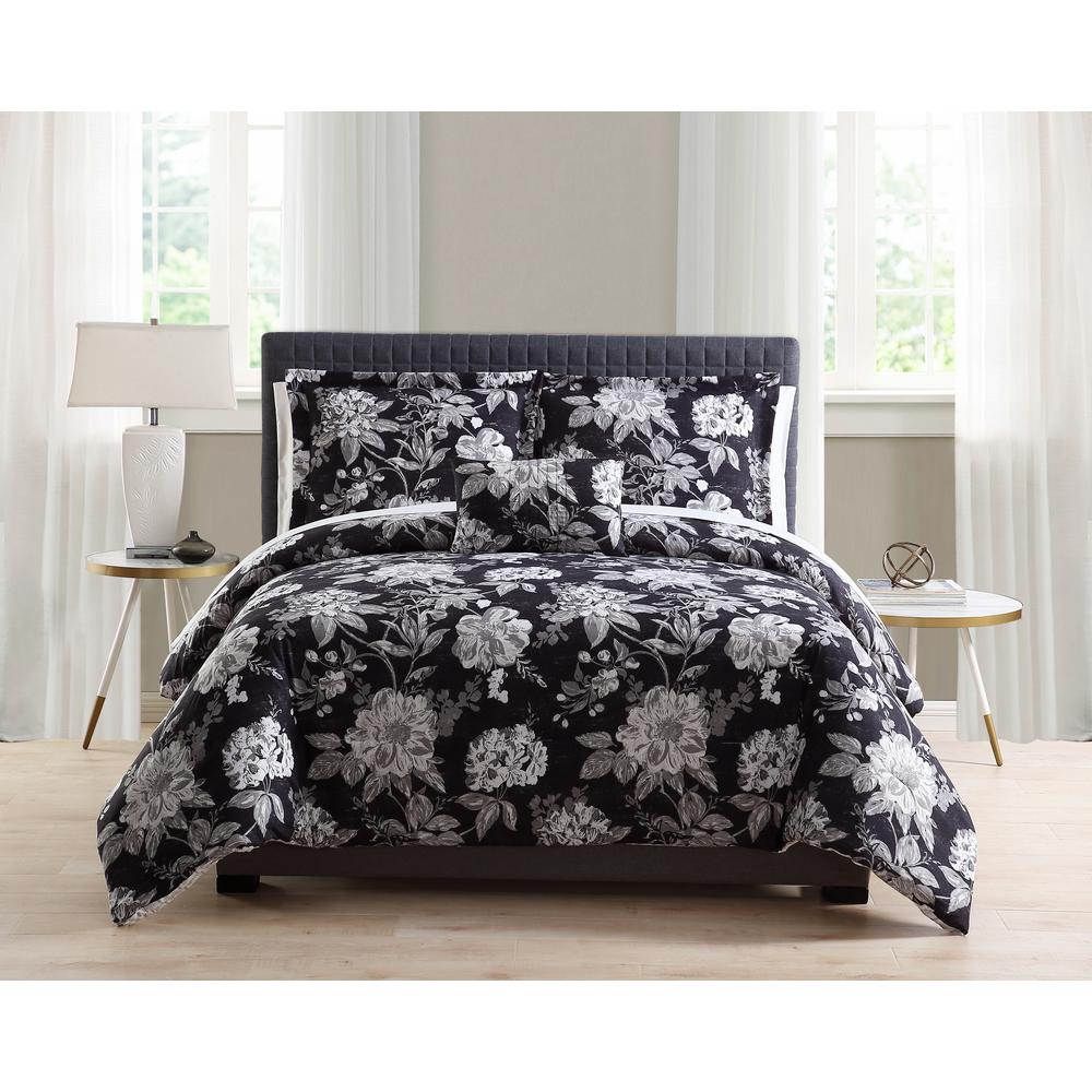 Morgan Home Mhf Franklin 8 Piece Fl Black King Bed