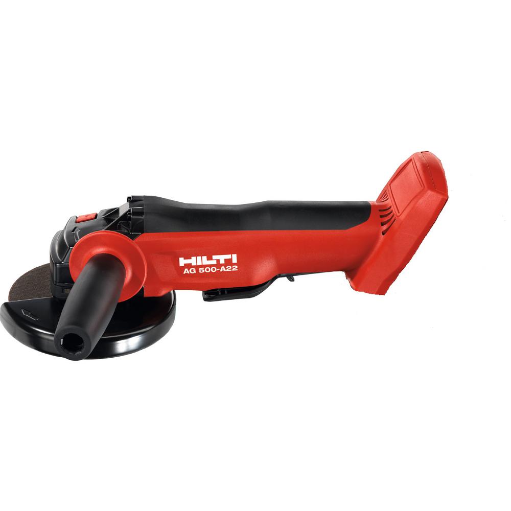 Hilti 22Volt Cordless, Brushless 5 in. Angle Grinder AG 500 A22 (Tool