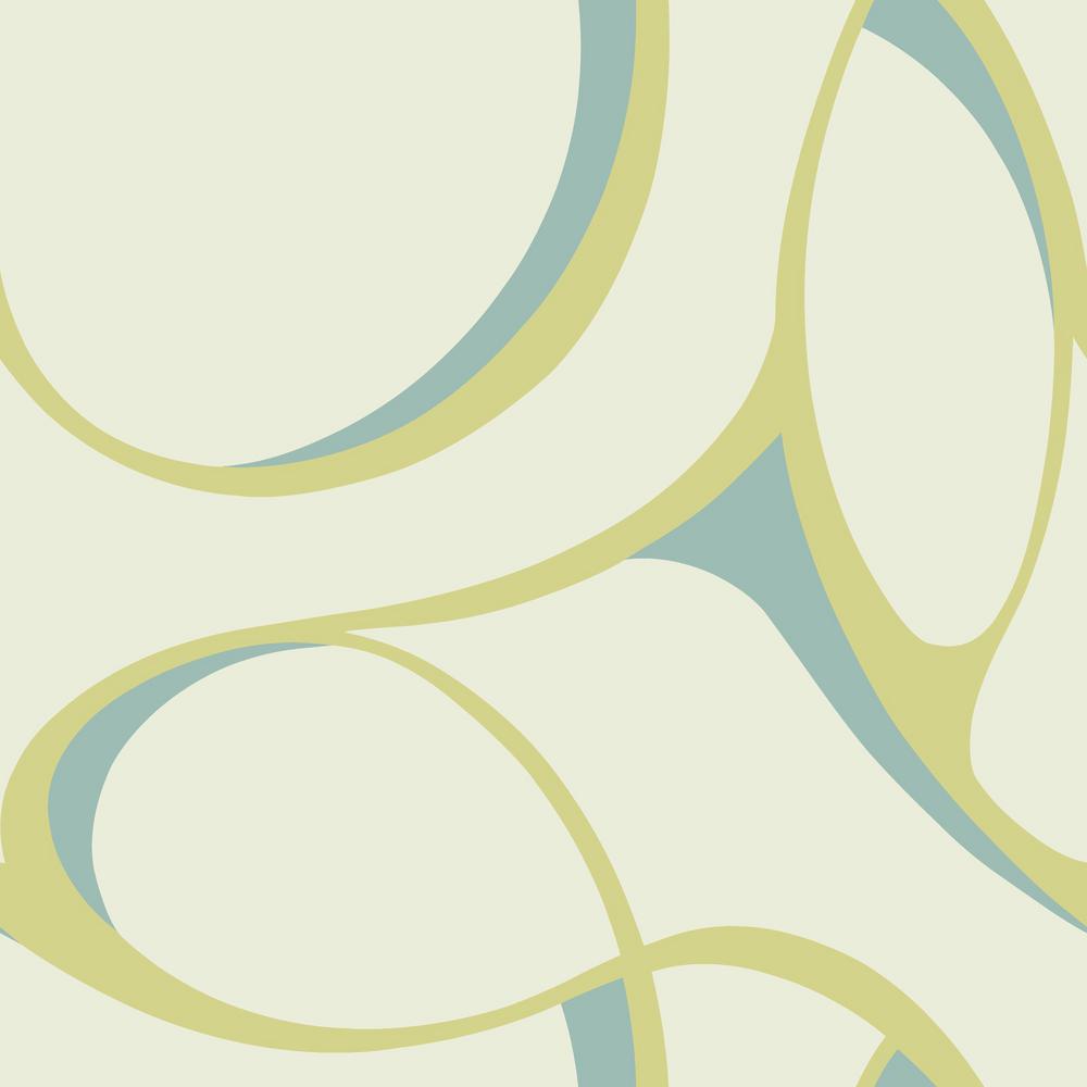 York Wallcoverings, Inc Dazzling Dimensions Elliptical Wallpaper