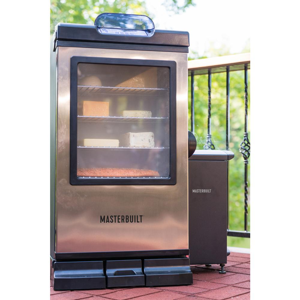 Electric Slow Smoker Cooker Digital Smoking Cheese Fish Bacon Steel