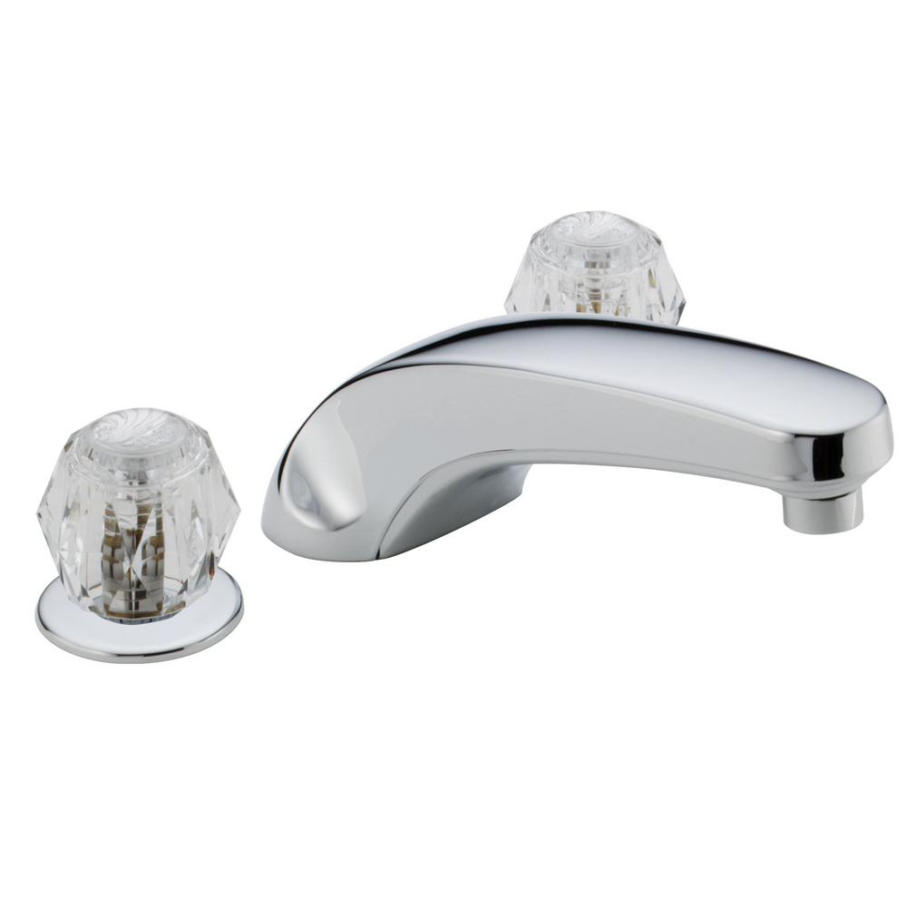 Delta Cassidy 2Handle DeckMount Roman Tub Faucet Trim Kit in Chrome