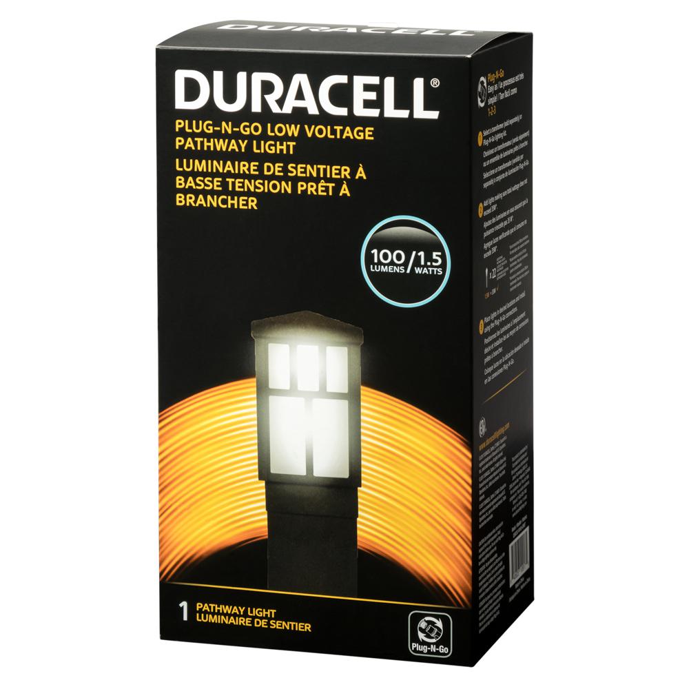 Duracell 2 Pack 16 2 White Led Solar Pathway Lights