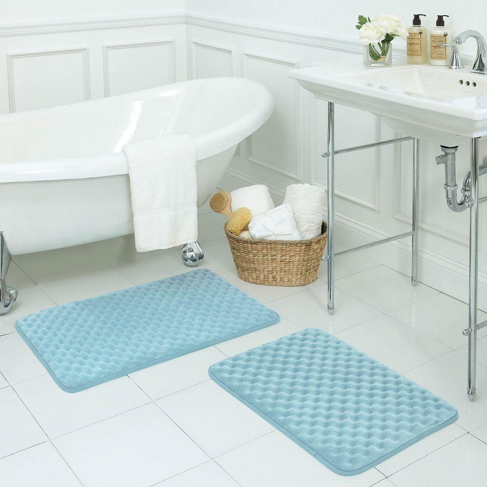 aqua bath mat set