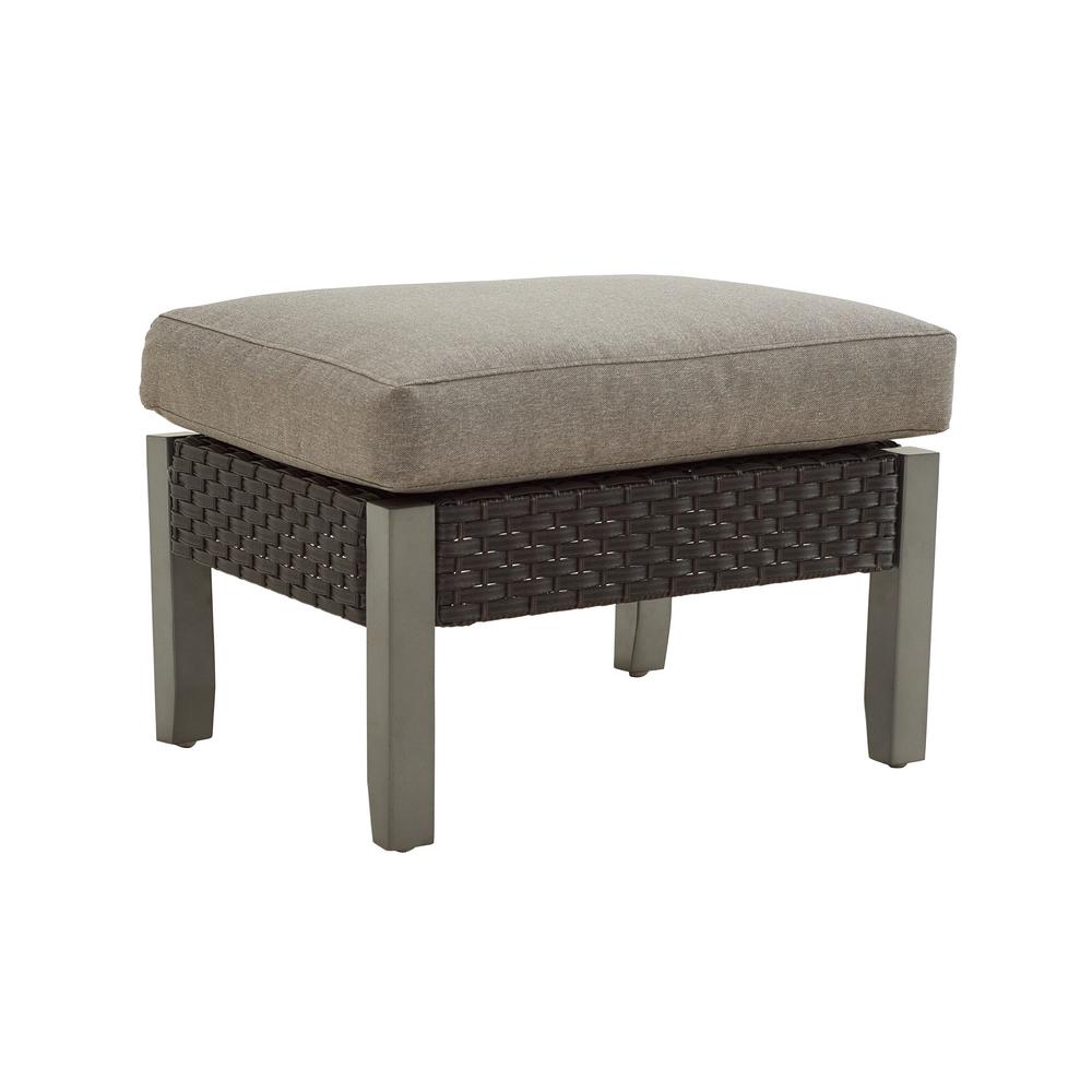 Gray - Outdoor Ottomans - Outdoor Lounge Furniture - The Home Depot