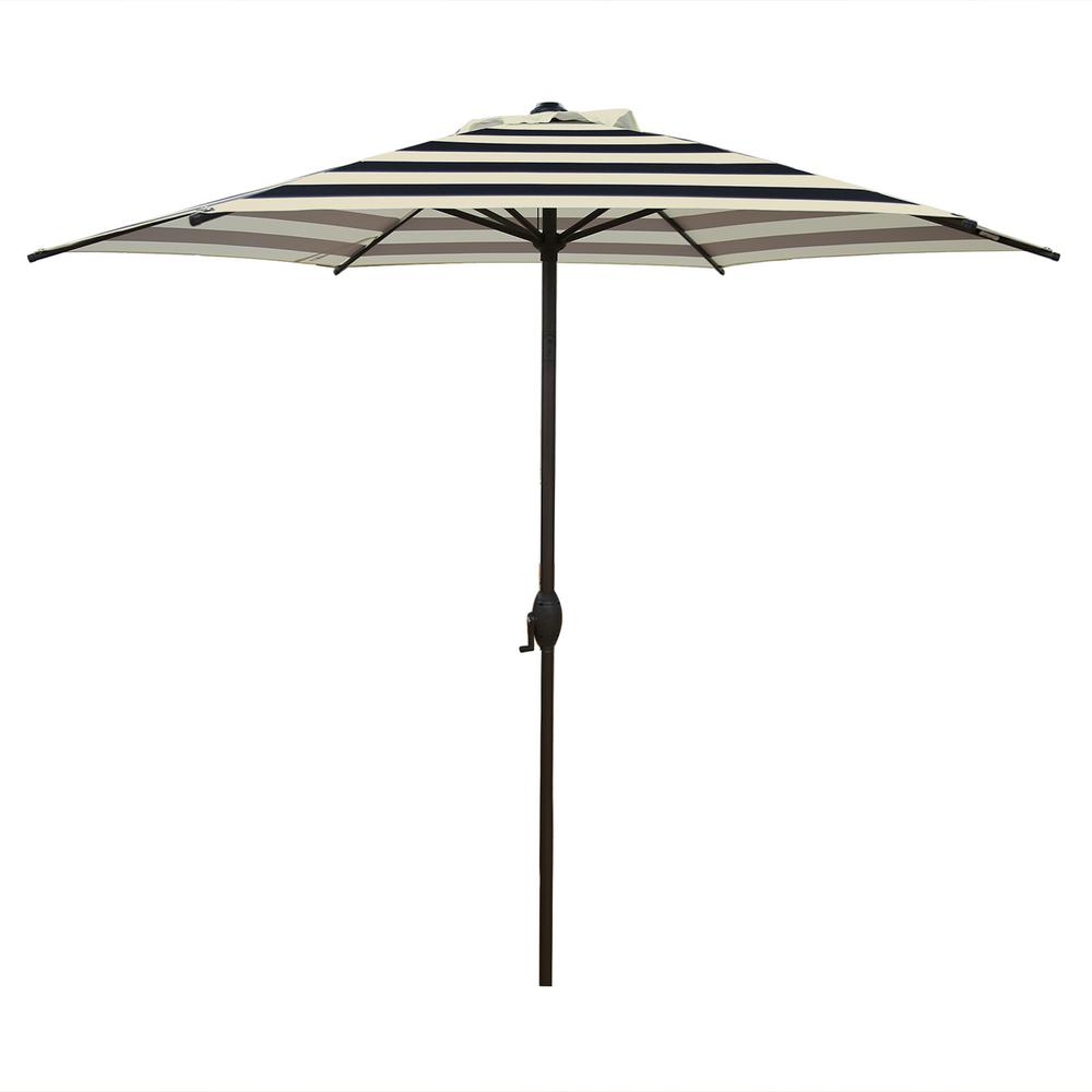 black patio umbrella