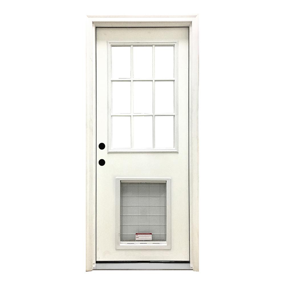 White Front Doors Exterior Doors The Home Depot