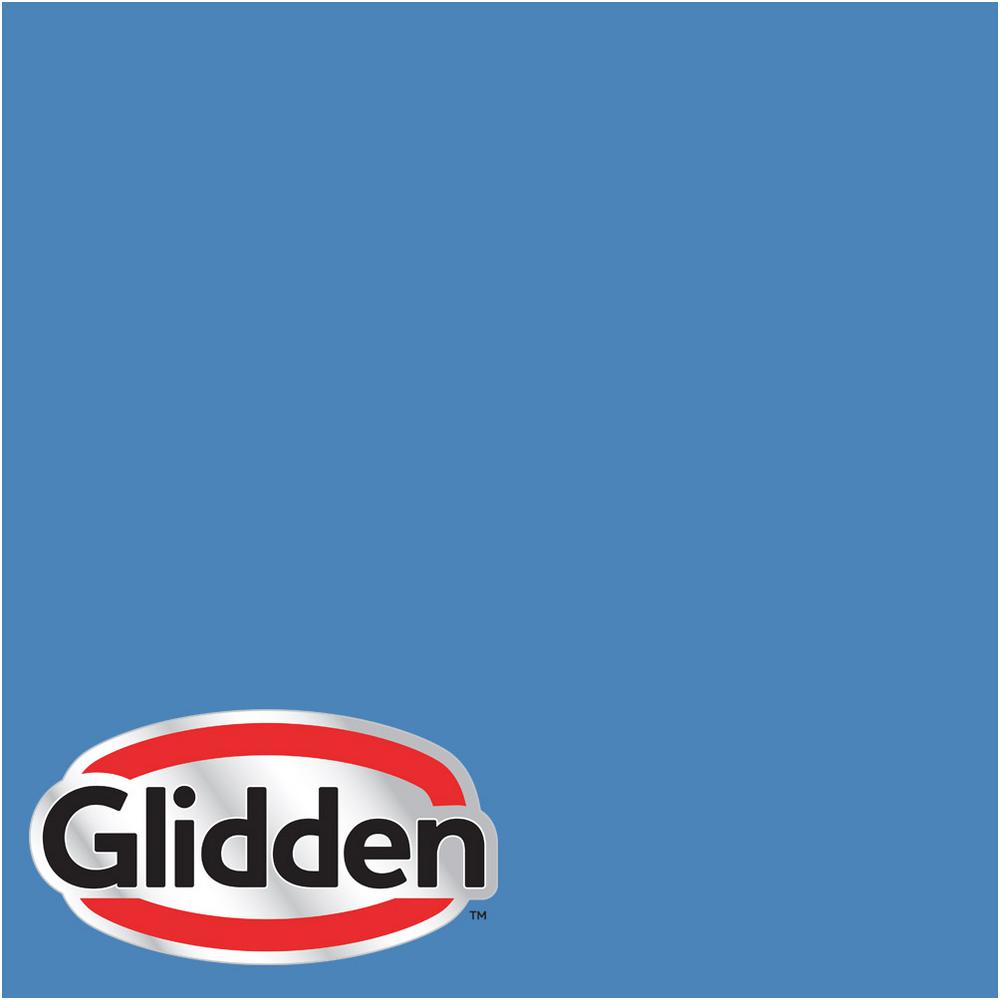 Glidden Premium 8 Oz Hdgv14 Bright Cornflower Blue Eggshell Hdgv14 Bright Cornflower Blue Eggshell Interior Paint Sample