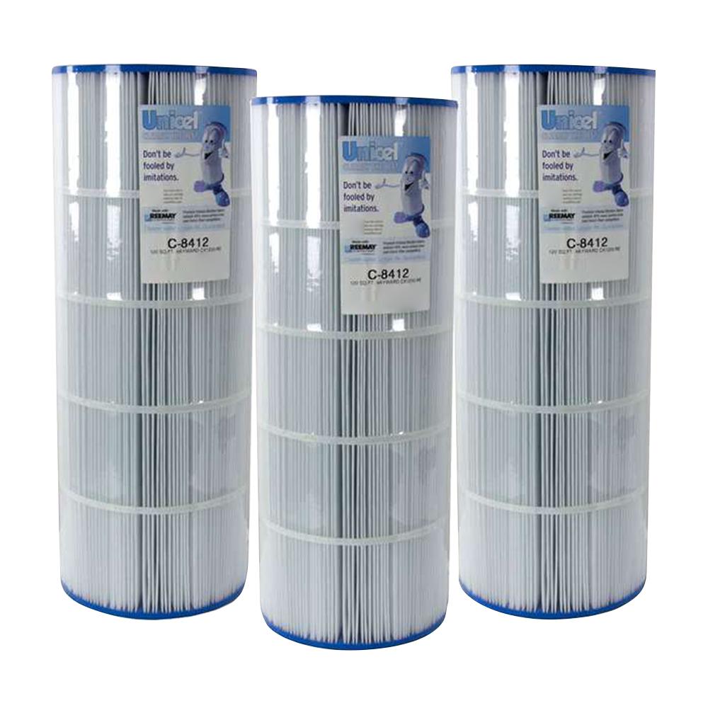 Unicel 8.94 in. Dia 120 sq. ft. Pool Replacement Filter Cartridge (3