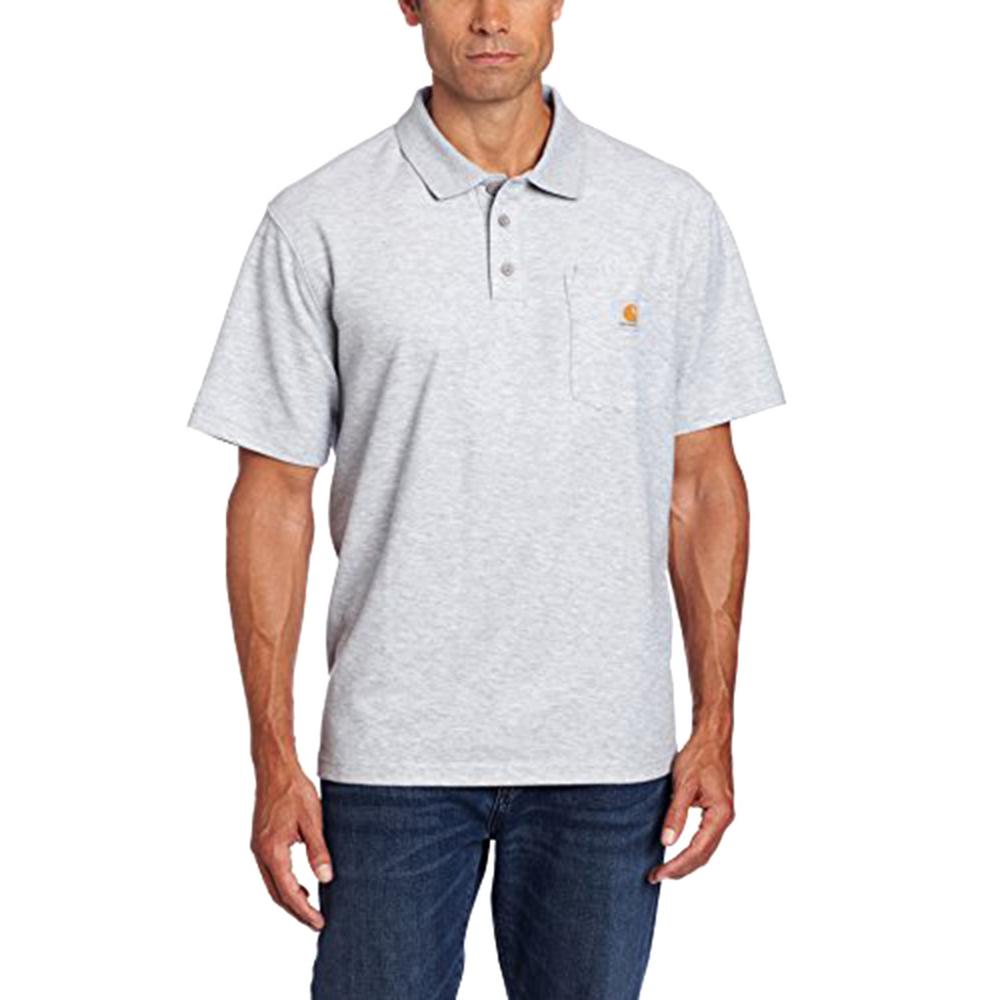 carhartt men's contractors work pocket polo
