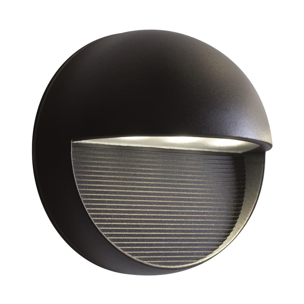 BAZZ Exil 1Light Black Outdoor Integrated LED Wall Mount Sconce