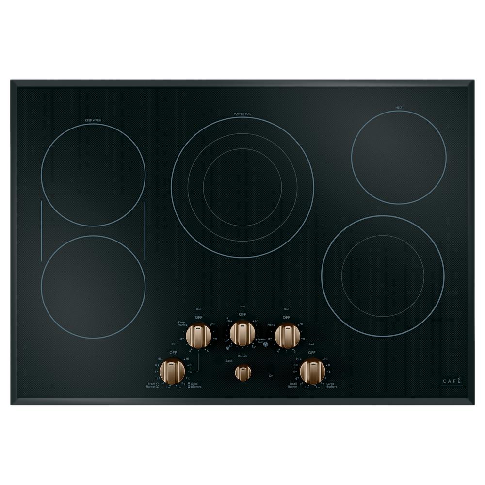 LG Electronics 30 in. Smooth Surface Electric Cooktop in Black with 5