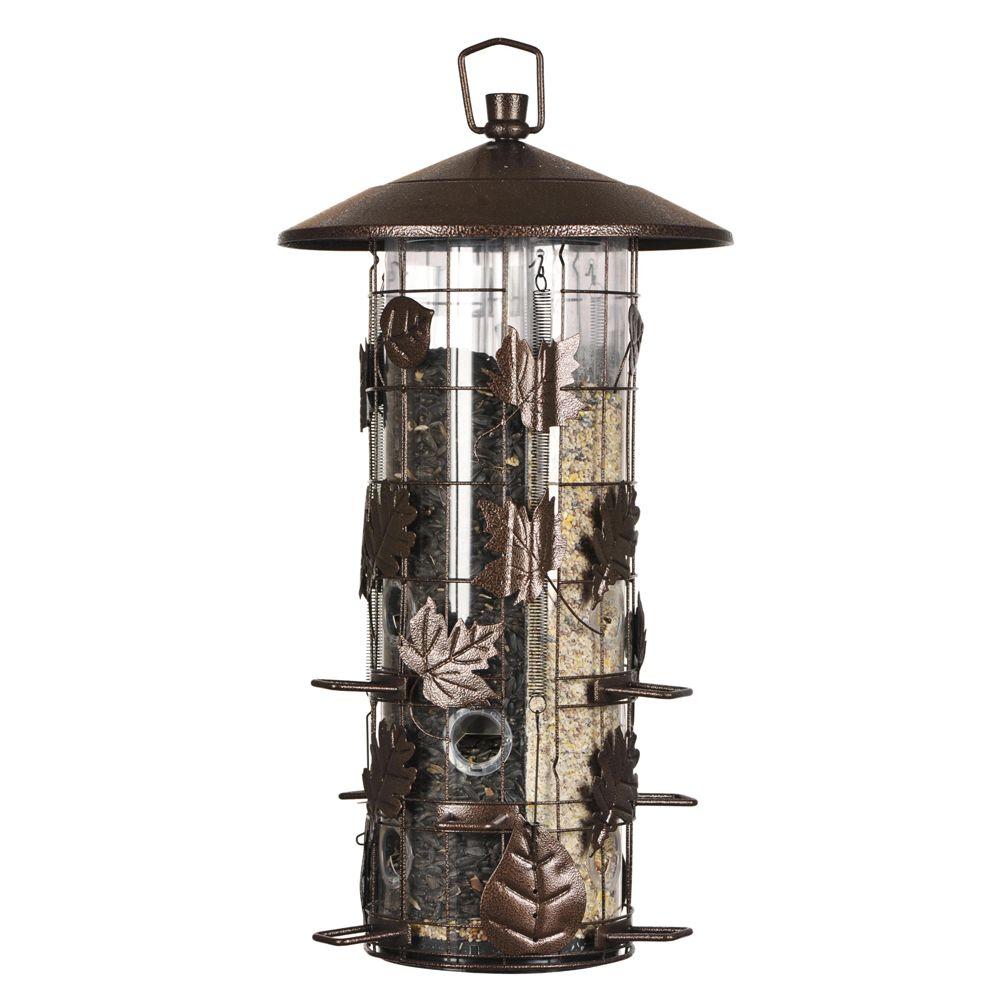 Perky Pet Squirrel Be Gone Triple Tube Squirrel Proof Bird Feeder
