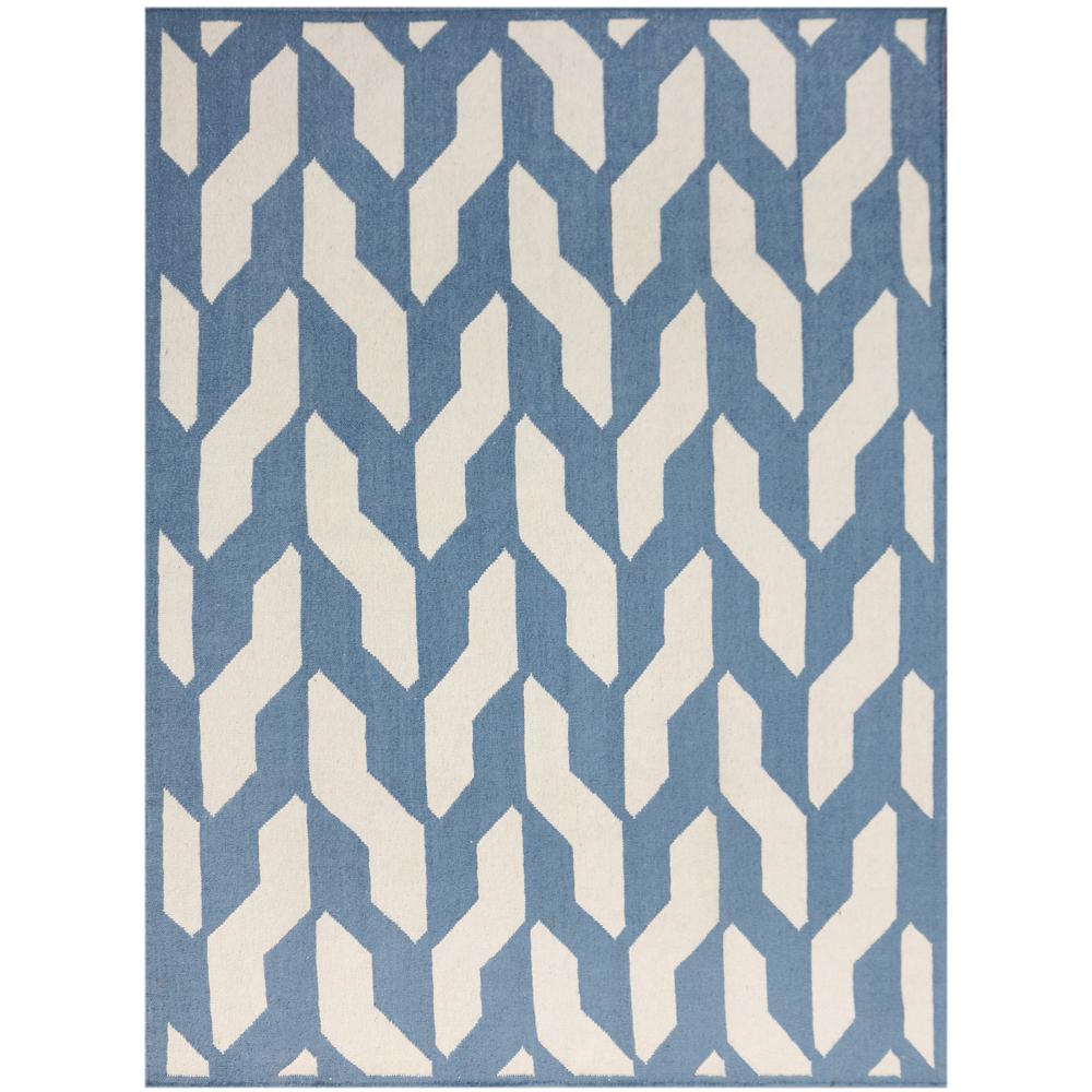 Amer Rugs Zahara Blue Geometric Flat Weave 5 Ft X 8 Area Rug Amer Rugs Zahara Blue Geometric Flat Weave 5 Ft X 8 Area Rug