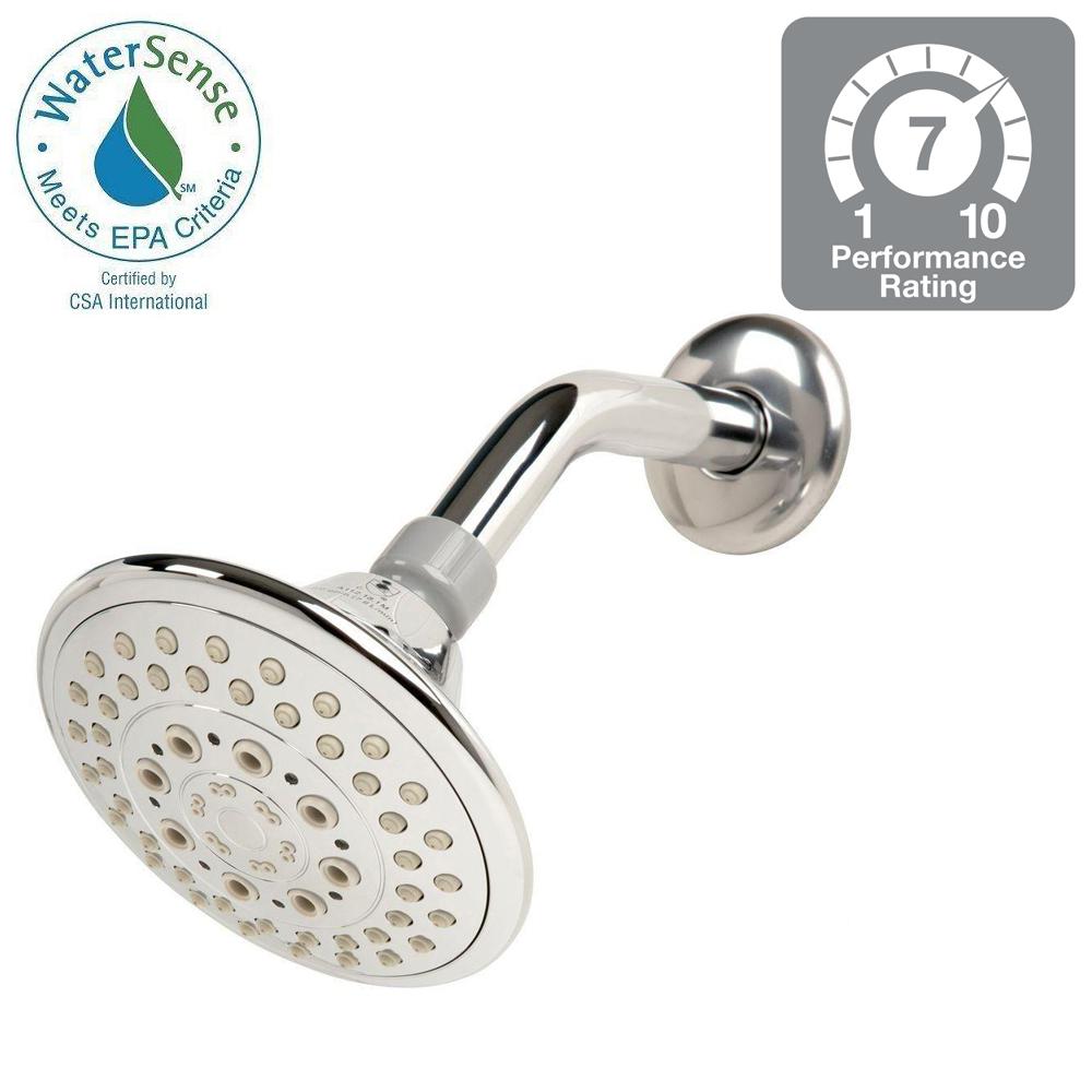 Glacier Bay 5Spray 5 in. Fixed Shower Head in Chrome8648700GW The