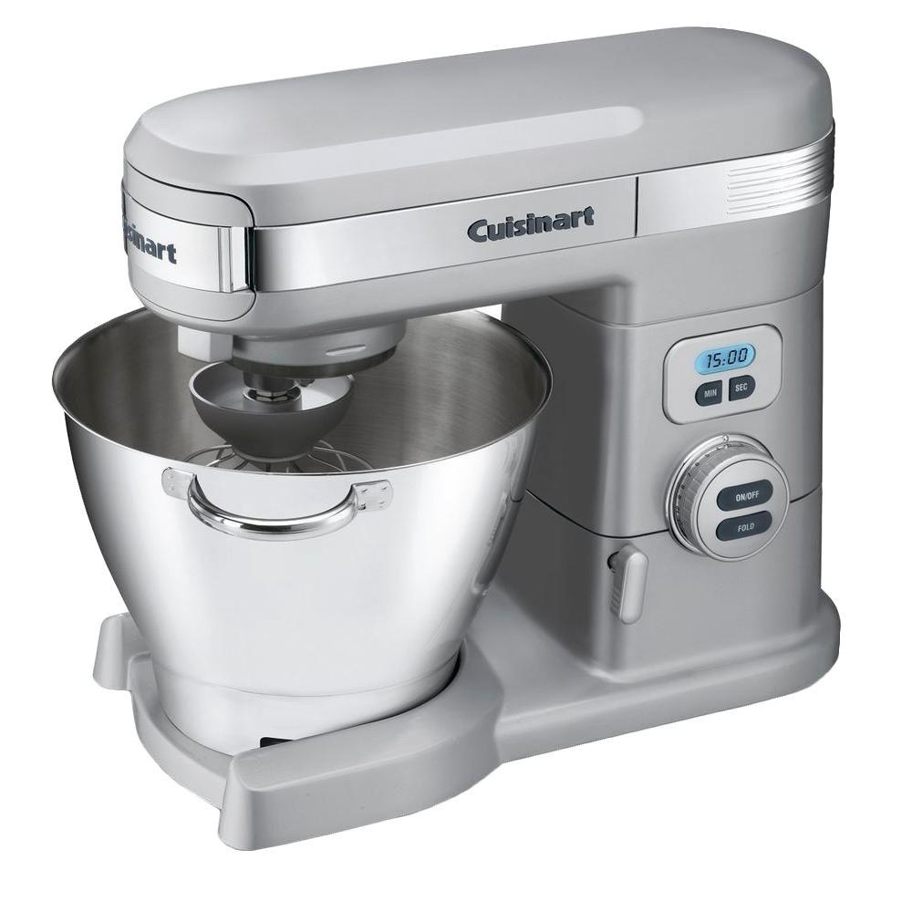 Cuisinart 5.5 Qt. 12-Speed Brushed Chrome Stand Mixer by Cuisinart