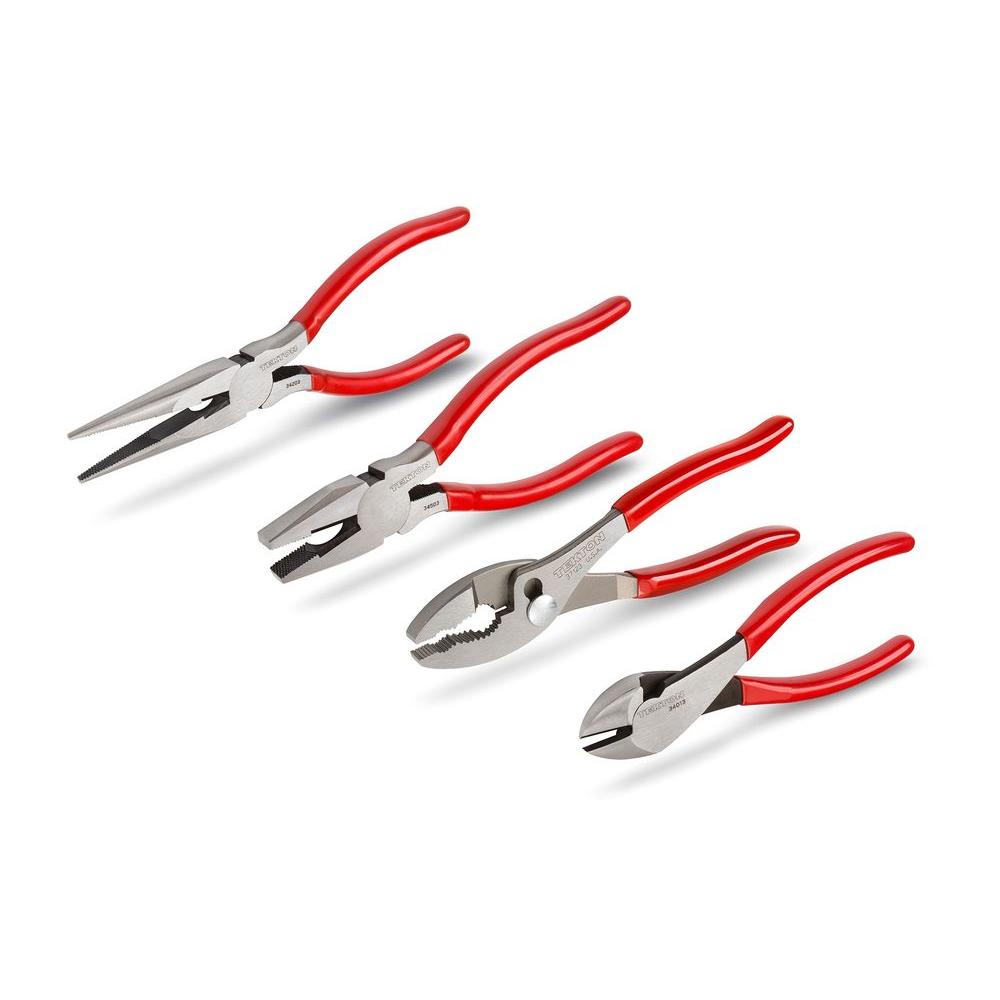 UPC 020209000052 product image for TEKTON Slip Joint, Diagonal, Lineman's, Long Nose Pliers Set (4-Piece) | upcitemdb.com