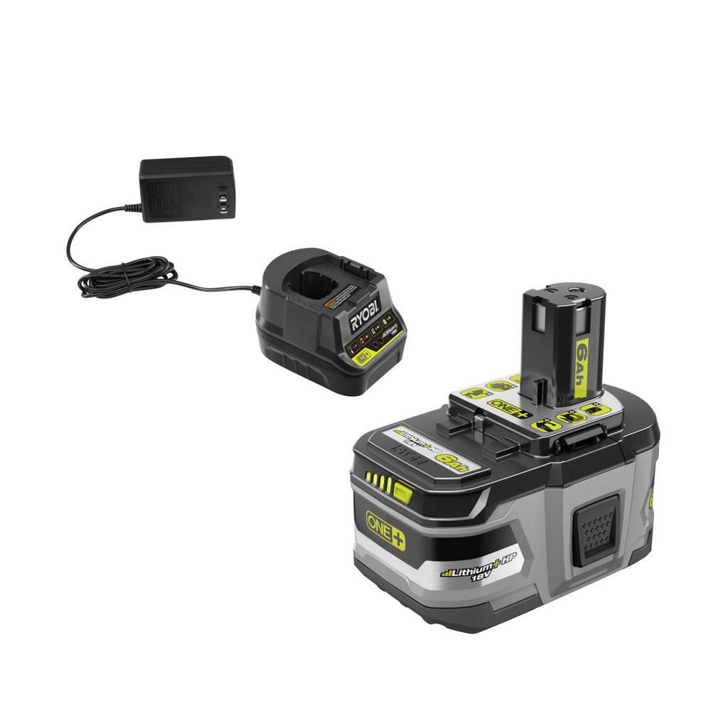 Ryobi RC18627 18 V ONE estaci/ón de carga de 6 estaciones