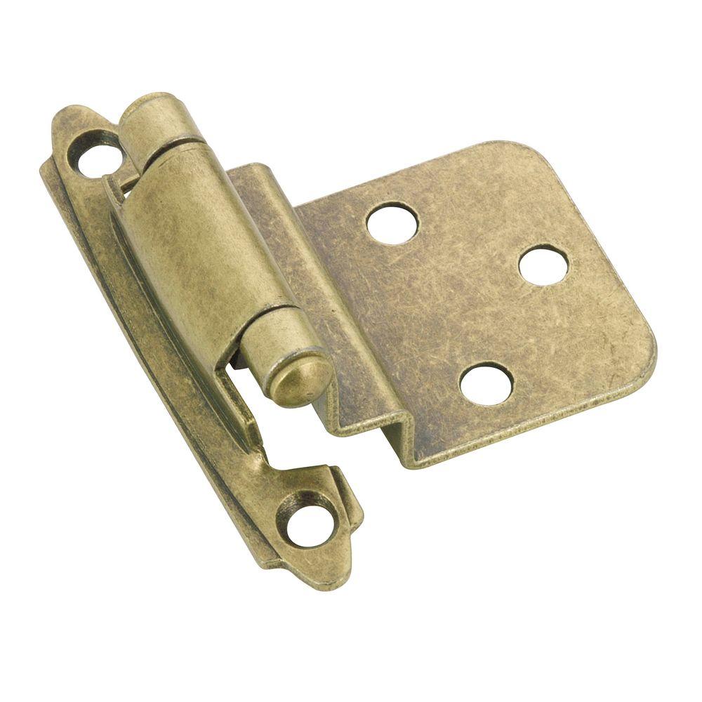Gold Decorative Cabinet Hinges Cabinet Hardware The Home Depot
