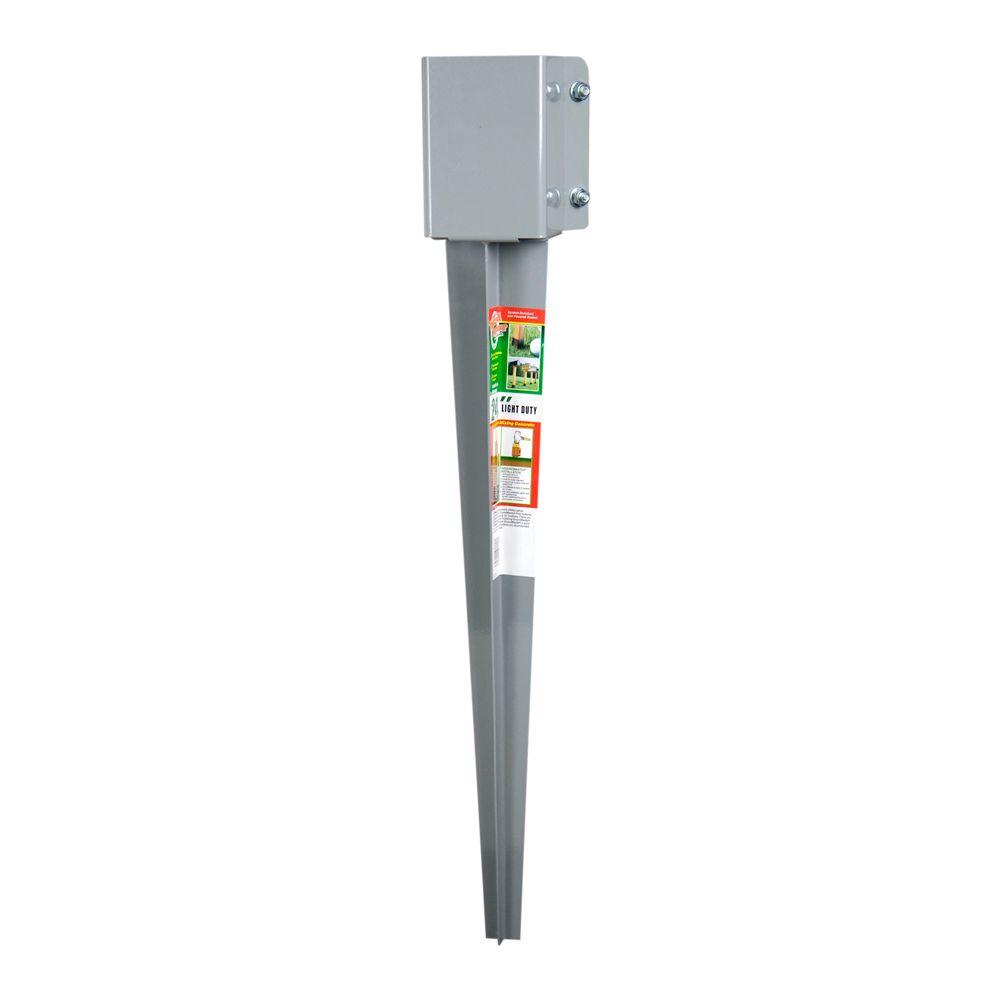 LTL Home Products 24 in. Grey Groundmaster Post System