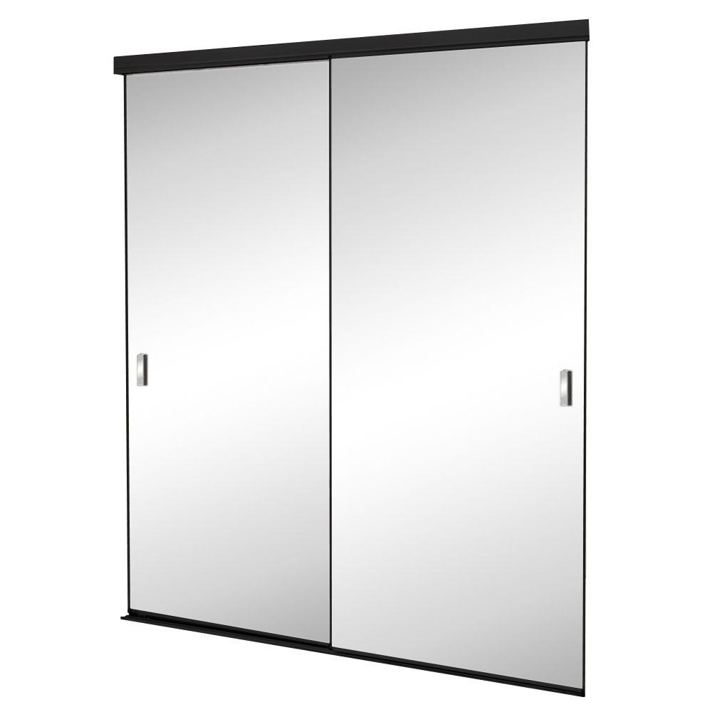 60 In X 80 Trim Line Beveled Mirror Bronze Finish