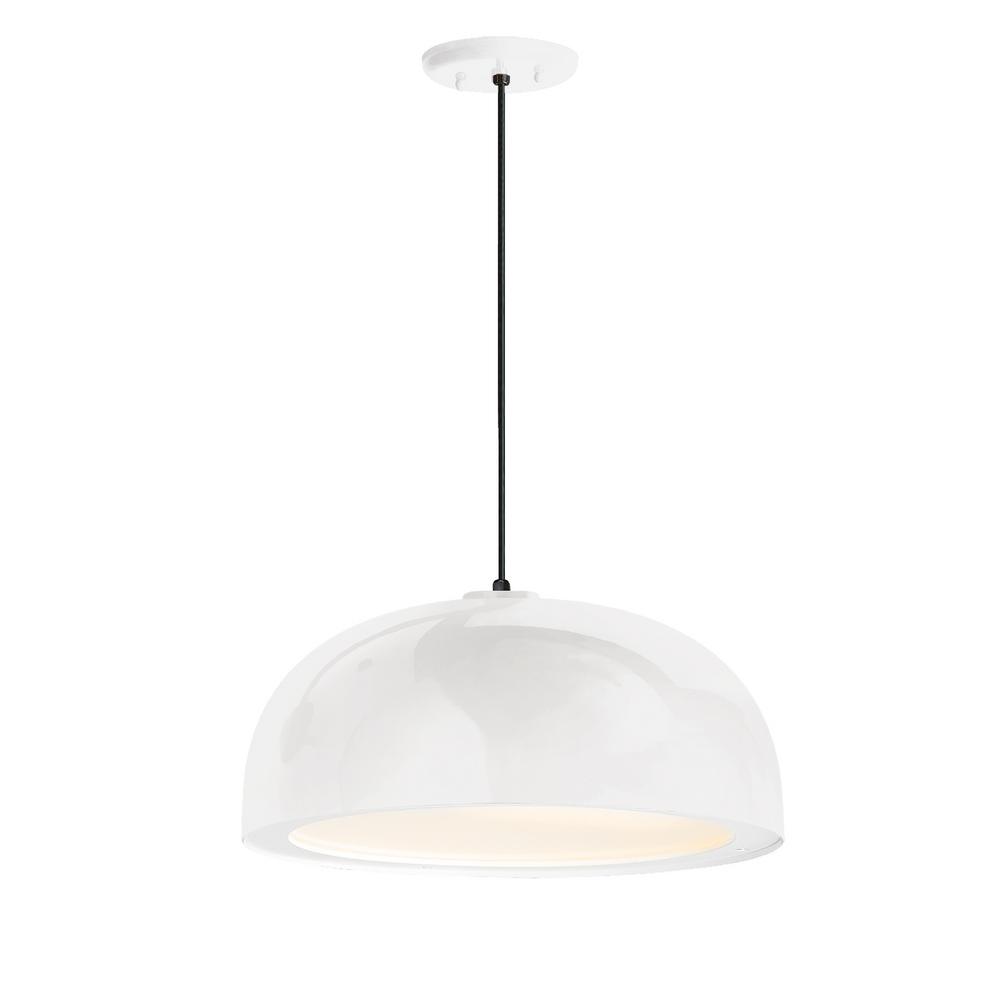 Standard Dome 16/" Industrial Lighting Fixture Beige