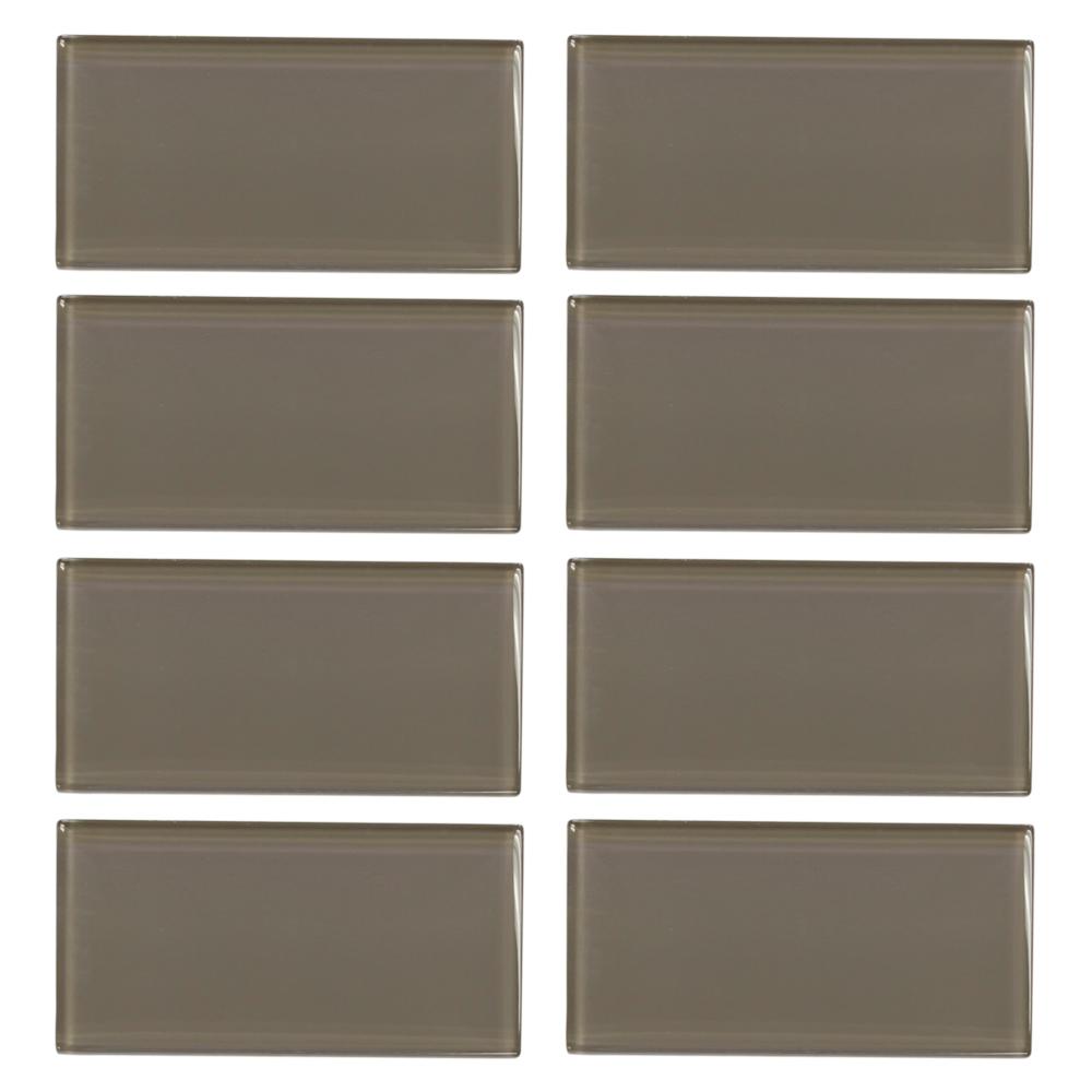 Jeffrey Court Caribbean Water Gloss 3 In X 6 8 Mm Gl Wall Gl Wall Tile 8 Pieces