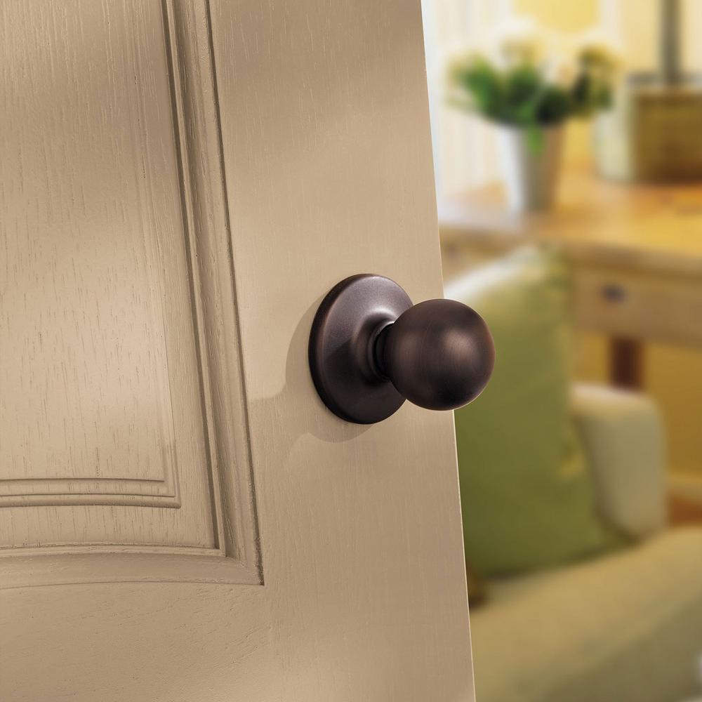 Kwikset Polo Venetian Bronze Passage Door Knob 200p11p6alrcsv1