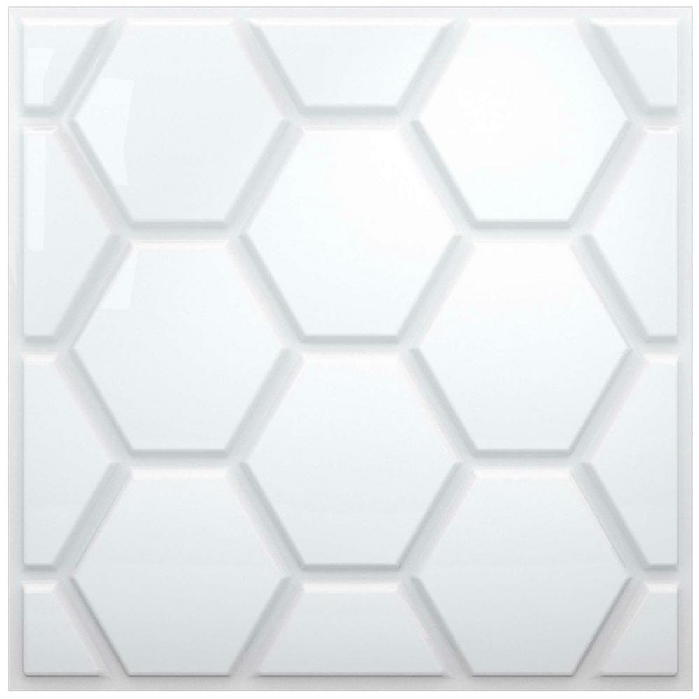 Threedwall 27 Sq Ft Of 19 6 In X 19 6 In X 1 In Off White Plant Fibers Glue On Wainscot Wall Panels 10 Pack Ekb 02 109 The Home Depot