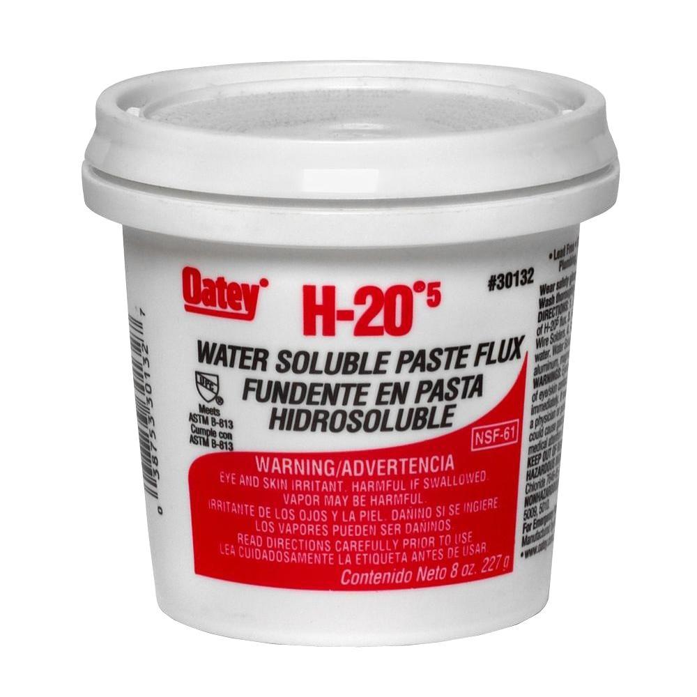 Oatey H-205 8 Oz. Water Soluble Paste Flux-301322 - The Home Depot