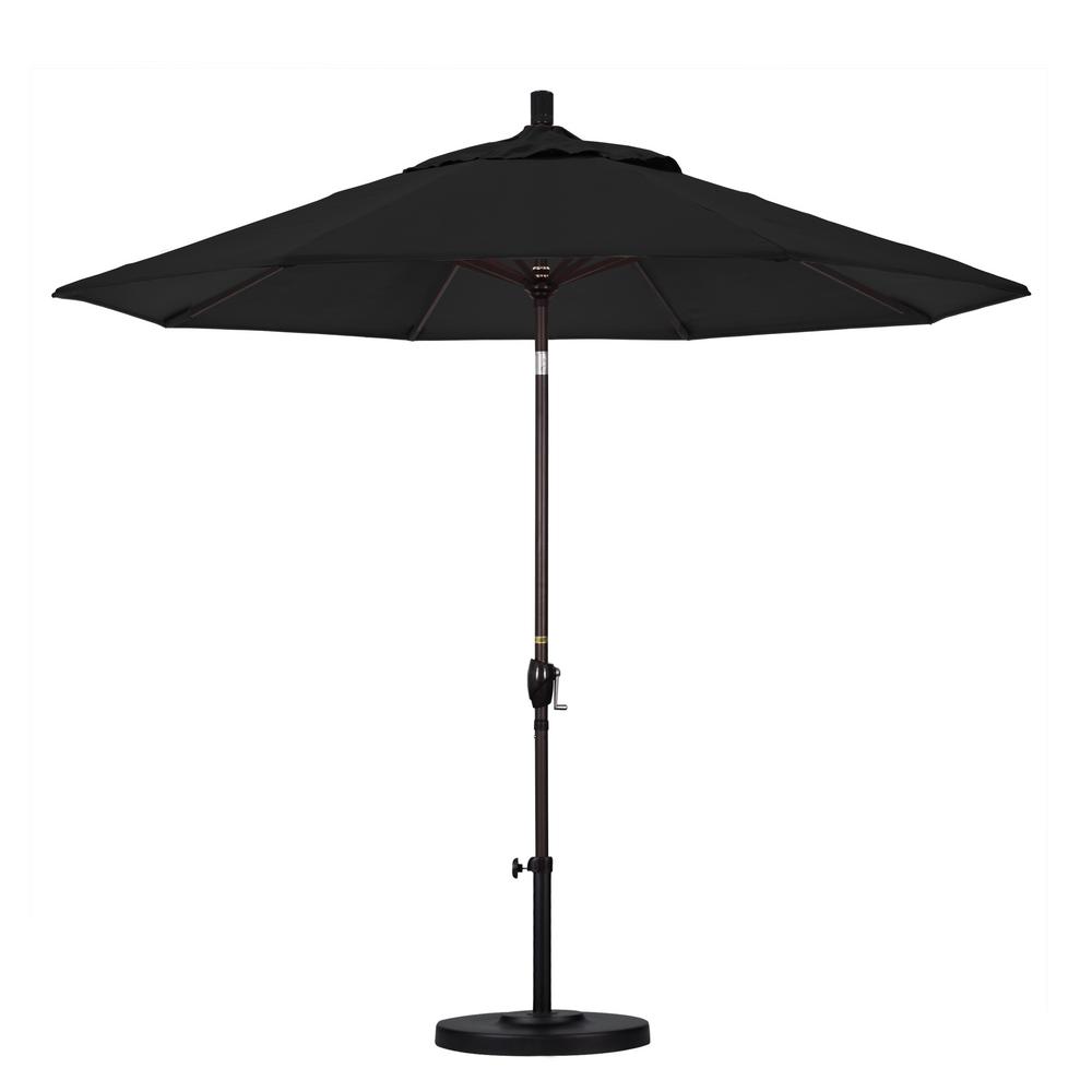 black sunbrella patio umbrella