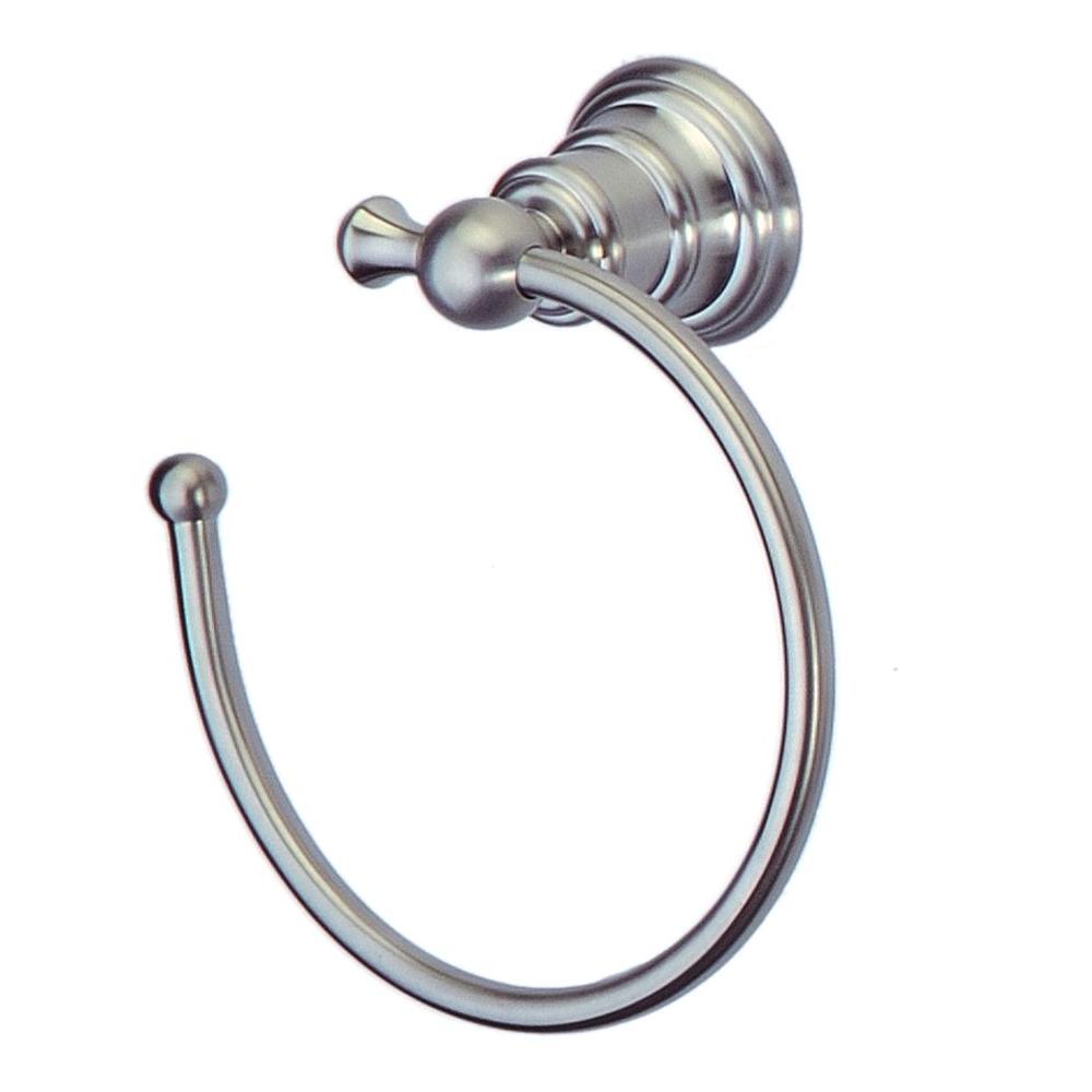 EAN 6925699910468 product image for Estates Towel Ring in Brushed Nickel 720B-0504 | upcitemdb.com