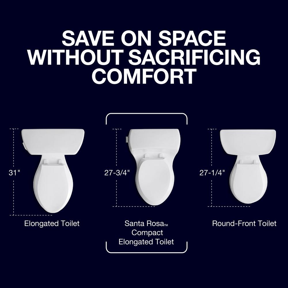 Compact Elongated Toilet Seat Size Velcromag