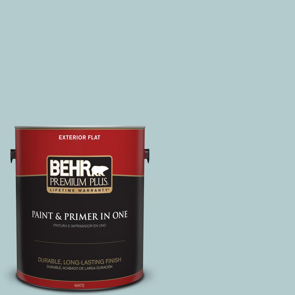 BEHR MARQUEE 1gal. PPU129 Frozen Pond Flat Exterior Paint445401