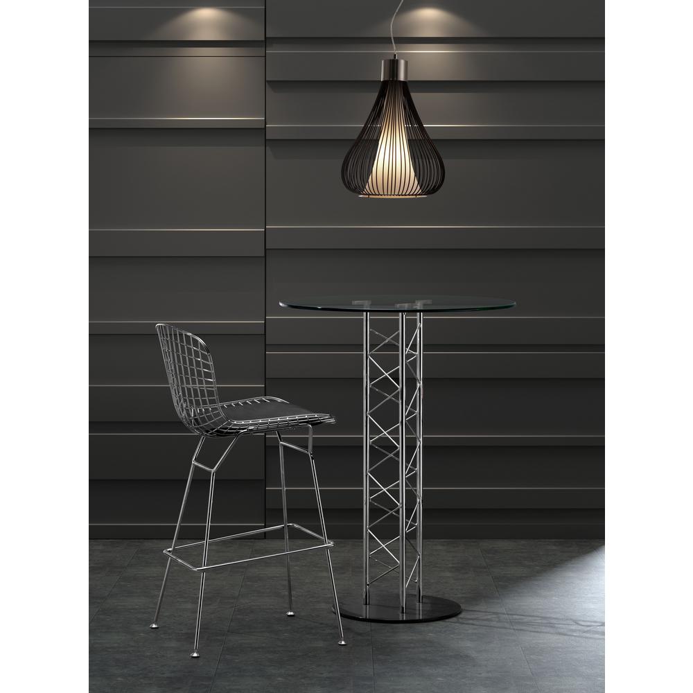 Zuo 28 3 In Rose Gold Bar Stool Set Of 2 100362 The Home Depot Rose Gold Bar Stool Set Of 2