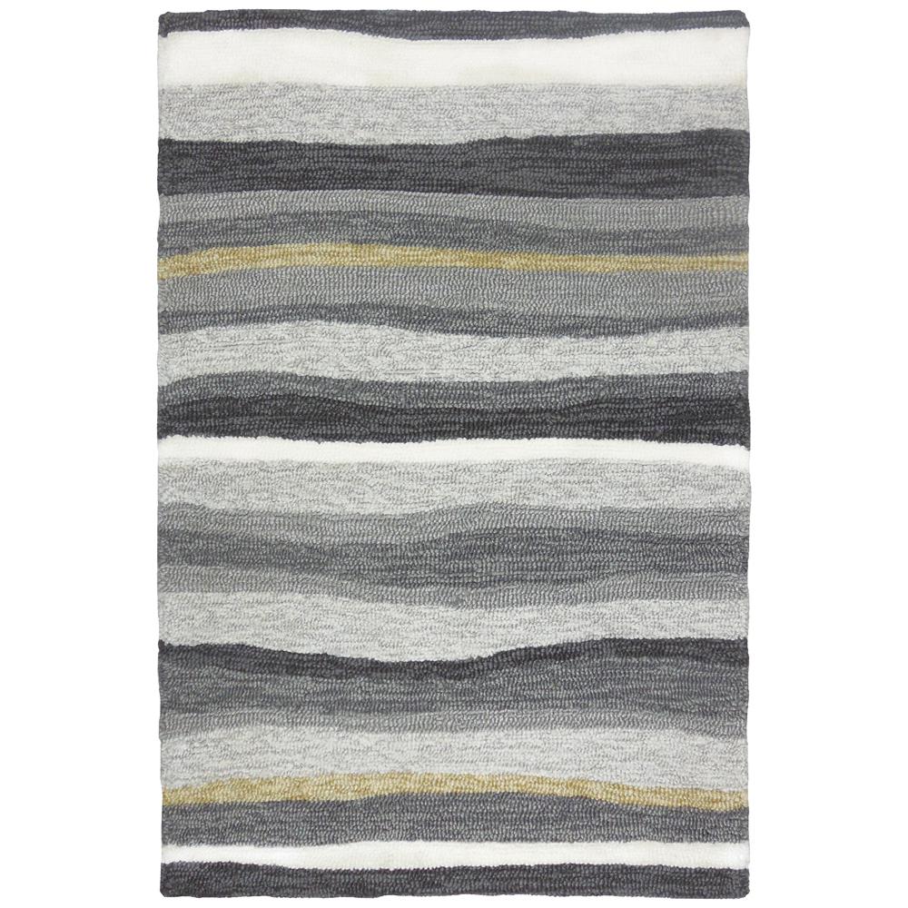 Homefires Driftwood Gray 3 ft. x 5 ft. Indoor/Outdoor Area Rug-PPS ...