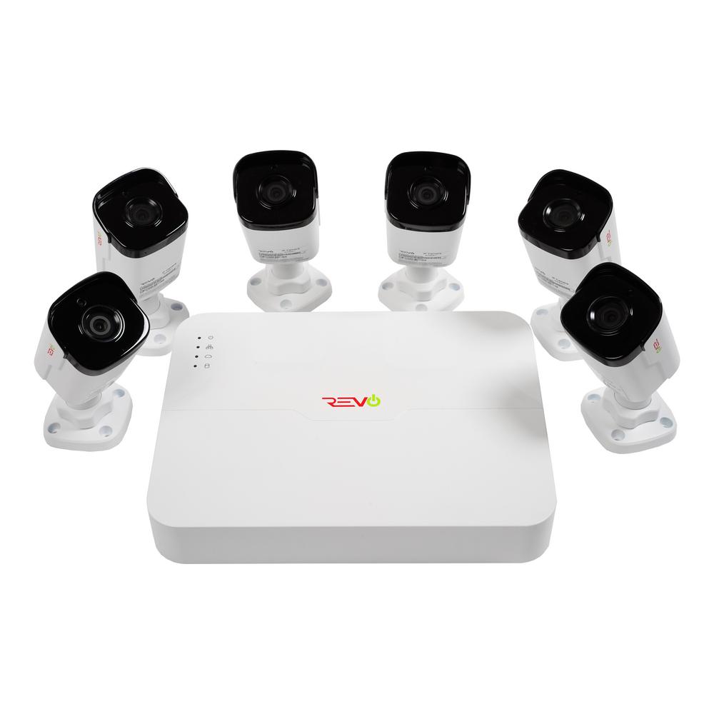 Revo Ultra HD Audio Capable 8-Channel 2TB 4K NVR Surveillance System ...