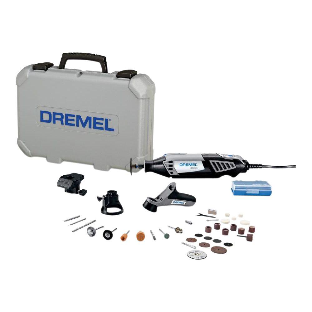 Dremel 4000 Series 1.6 Amp Corded Variable Speed Rotary Tool Kit With ...