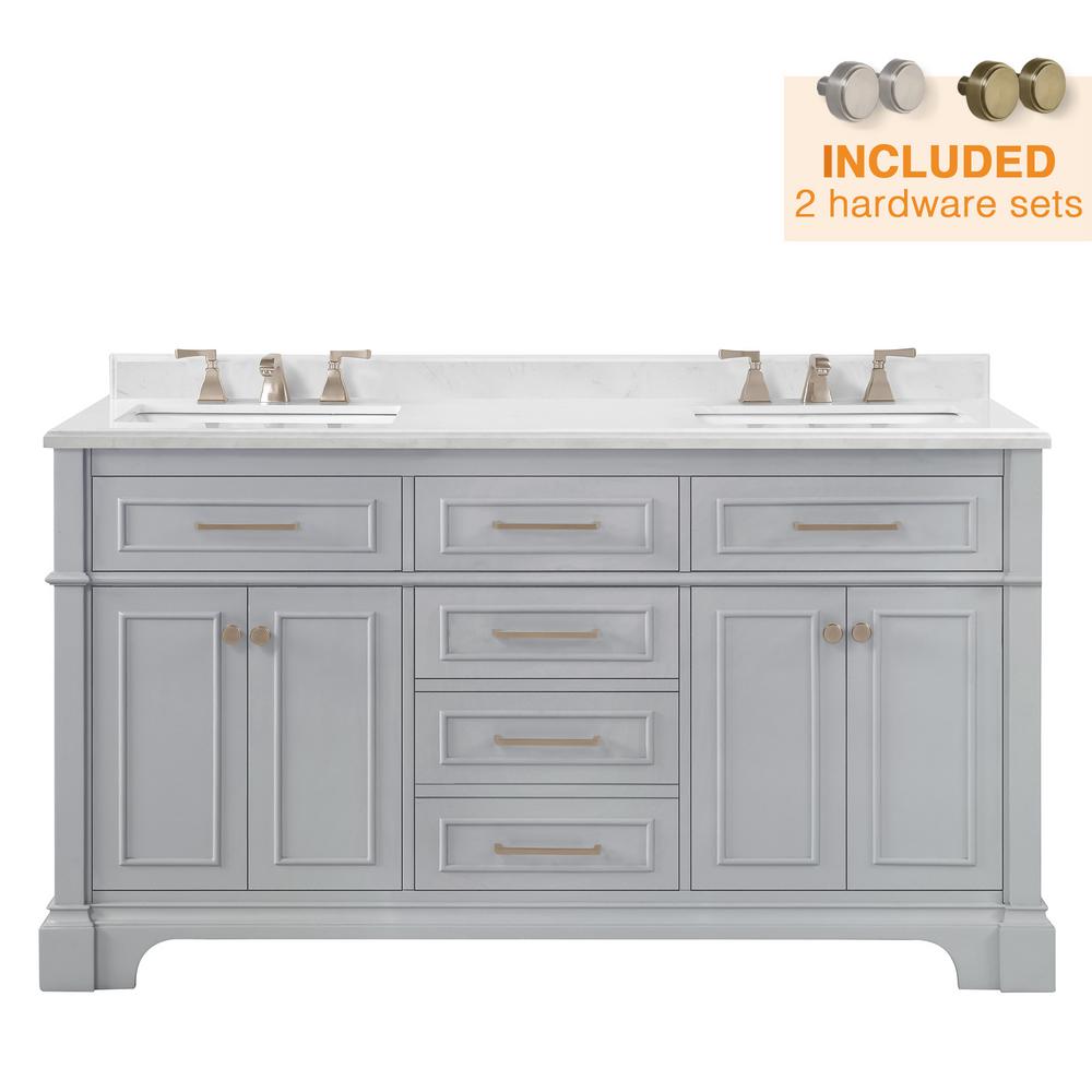 Home Decorators Collection Melpark 60 In W X 22 D Bath Vanity Dove Grey With A Cultured Marble Top White Sink 60g The Depot - Home Depot Gray Vanity Set Home Decorators Collection Melpark 60 In W X 22 D Bath Vanity Dove Grey With A Cultured Marble Top White Sink 60g The Depot - Home Depot Gray Vanity Set