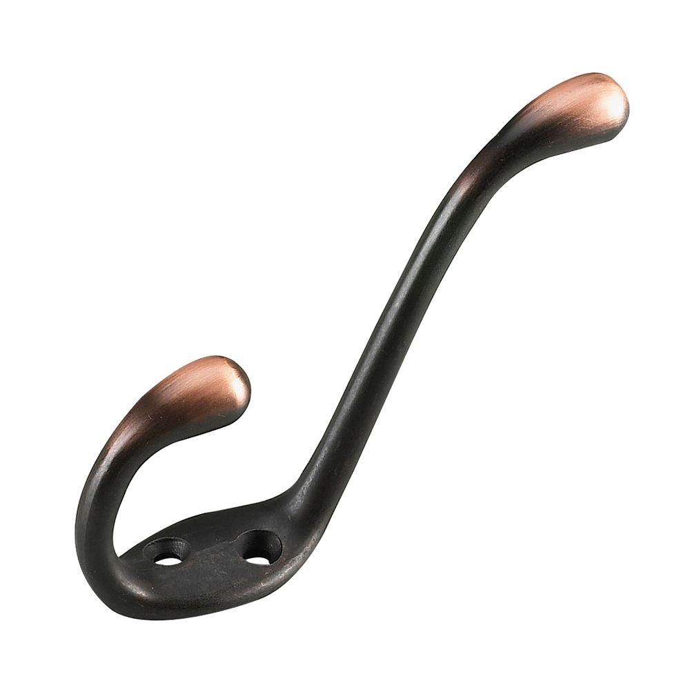 Richelieu Hardware 51/2 in. Oil Rubbed Bronze Heavy Duty Coat Hook237ORBV The Home Depot