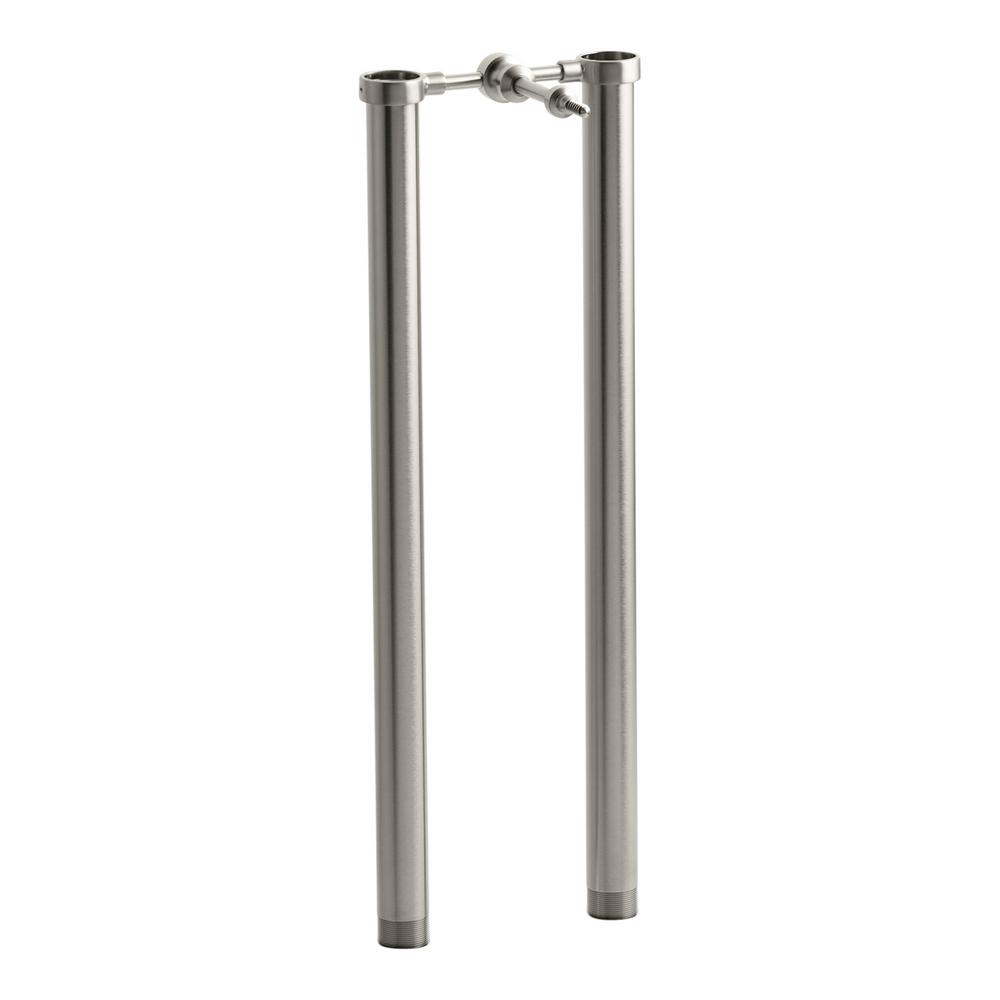 Kohler Symbol Riser Tubes in Vibrant Brushed Nickel by Kohler