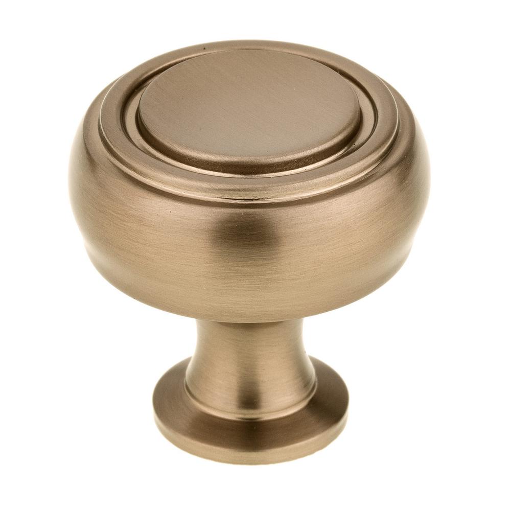 Richelieu Hardware 1 1132 In Champagne Bronze Modern Metal Cabinet Knob Bp872034chbrz The 