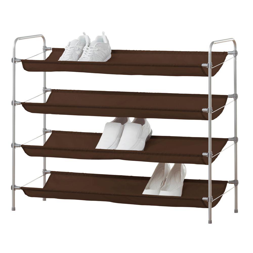 Neatfreak 4 Tier 16 Pair Fashion Shoe Organizer 07955 55433c 003c003 The Home Depot