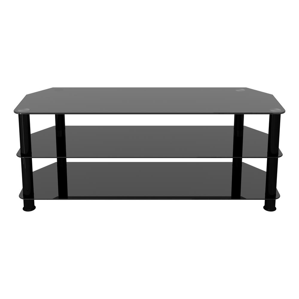 Glass Tv Stands Living Room Furniture The Home Depot - Glass Table Stand For Tv Glass Tv Stands Living Room Furniture The Home Depot - Glass Table Stand For Tv