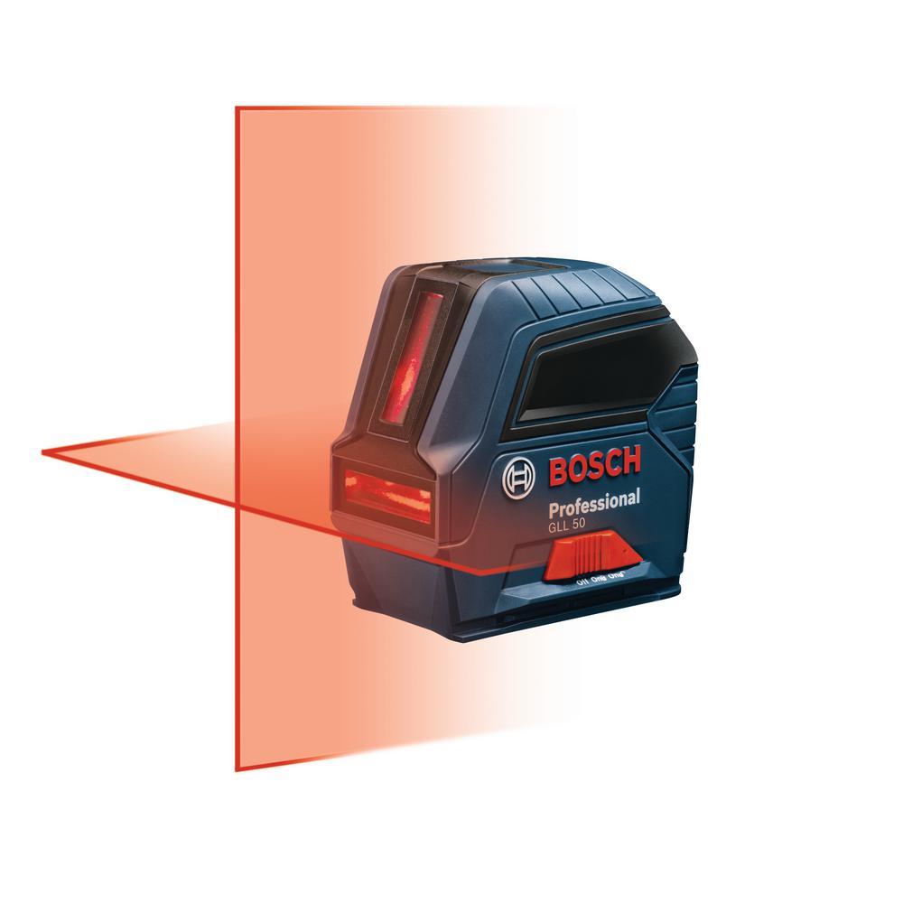 Bosch Factory Reconditioned 50 Ft Self Leveling Cross Line Laser