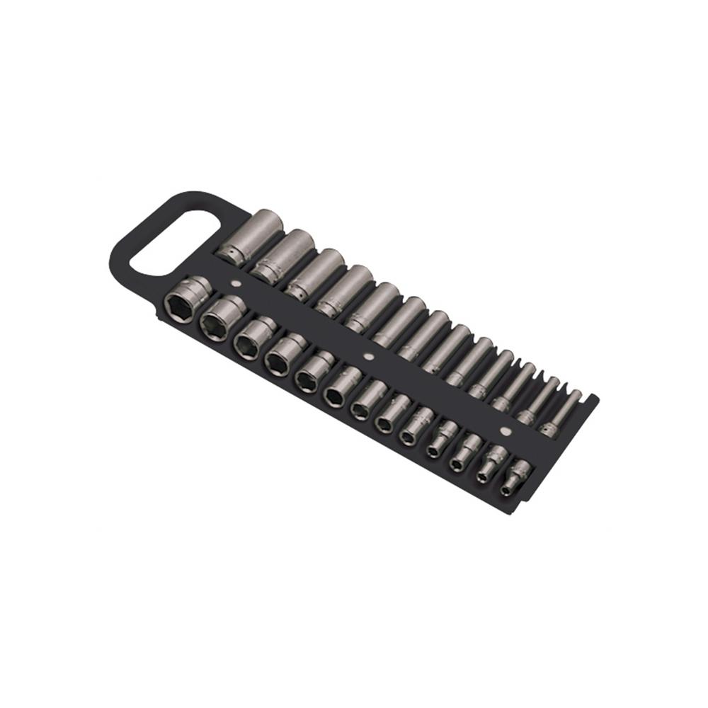 Lisle 1/4 in. Drive Black Socket Holder for 26 Sockets